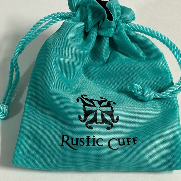 Rustic Cuff Silicone Elastic Buckle Black Bracelet - Picture 4 of 5